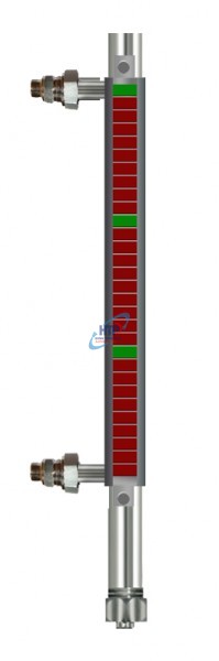 Đo Mức Chất Lỏng Dạng Từ Tính-ELGs By-Pass Magnetic Level Gauge-Gentekelectronic